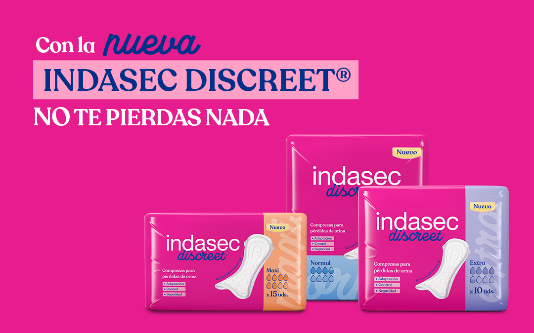 CON INDASEC DISCREET® NO TE PIERDAS NADA