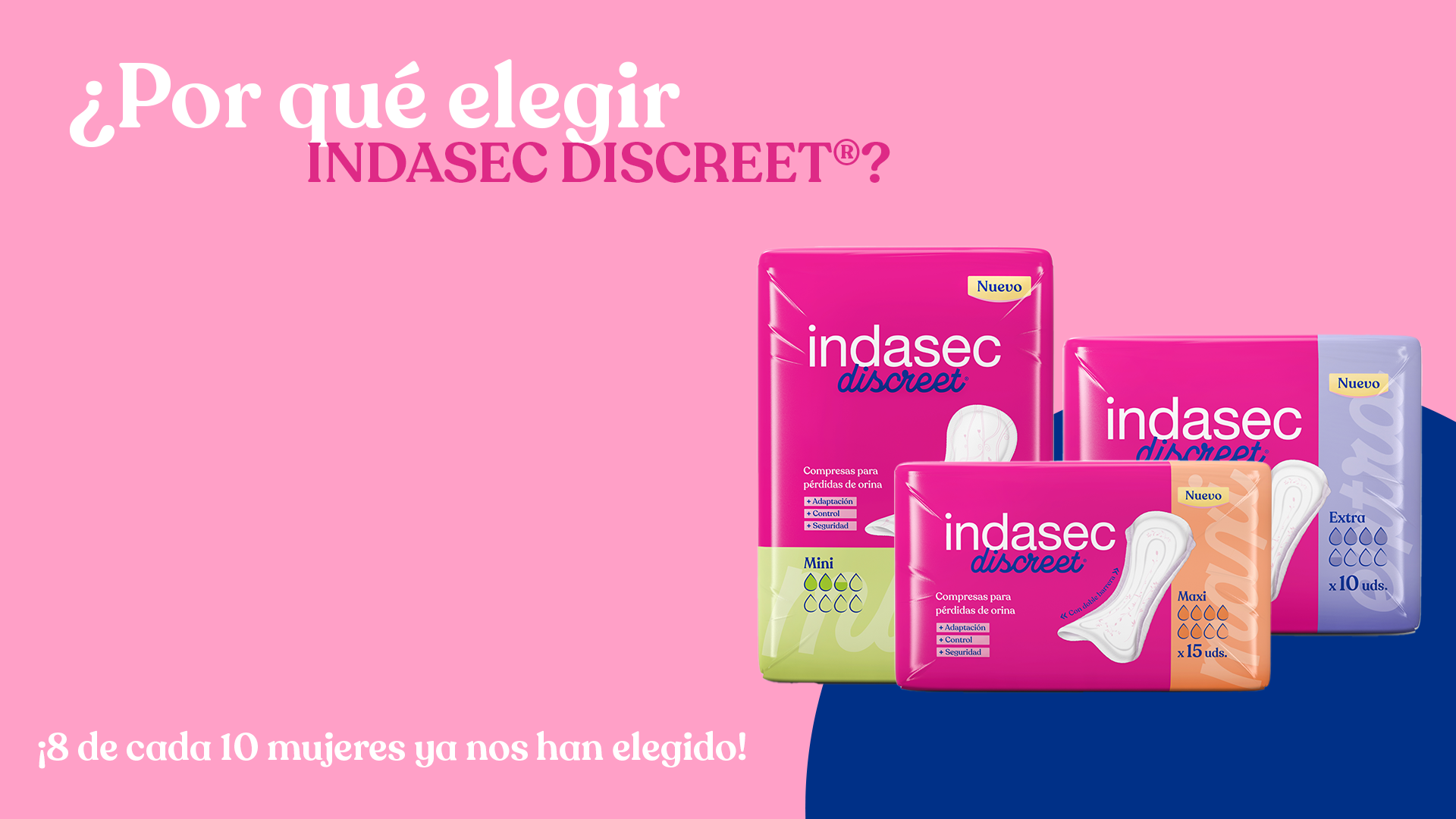 ¿Por qué elegir Indasec Discreet®?